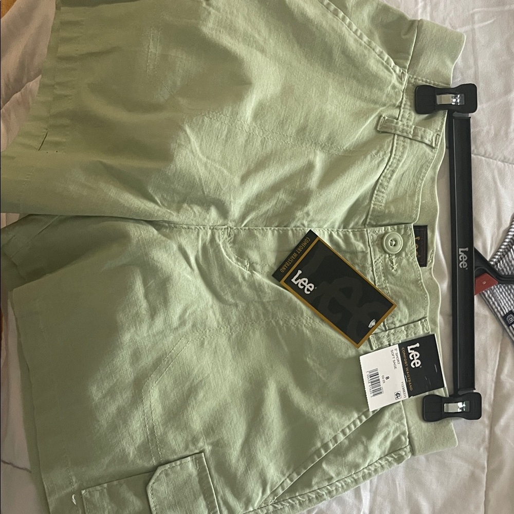 Lee Mint Green Casual Shorts